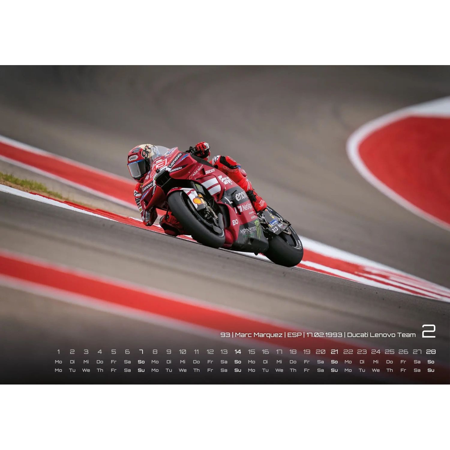 Wandkalender Motorrad Grand Prix 2027 - Kalender, MotoGP DIN A3 – Bild 4 von 5