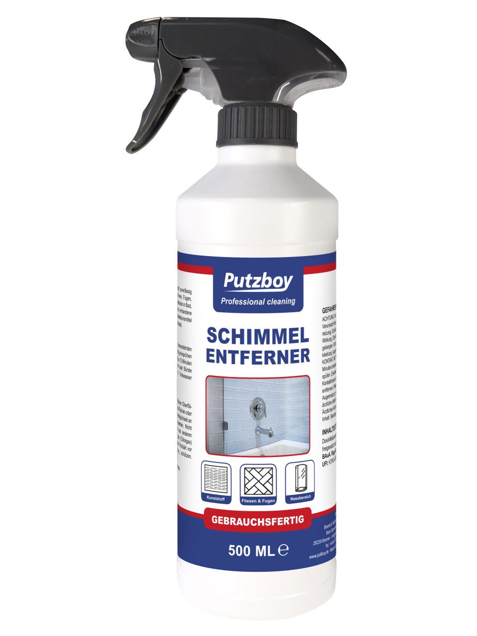 poliboy Putzboy Schimmelentferner 500 ml Schimmelentferner