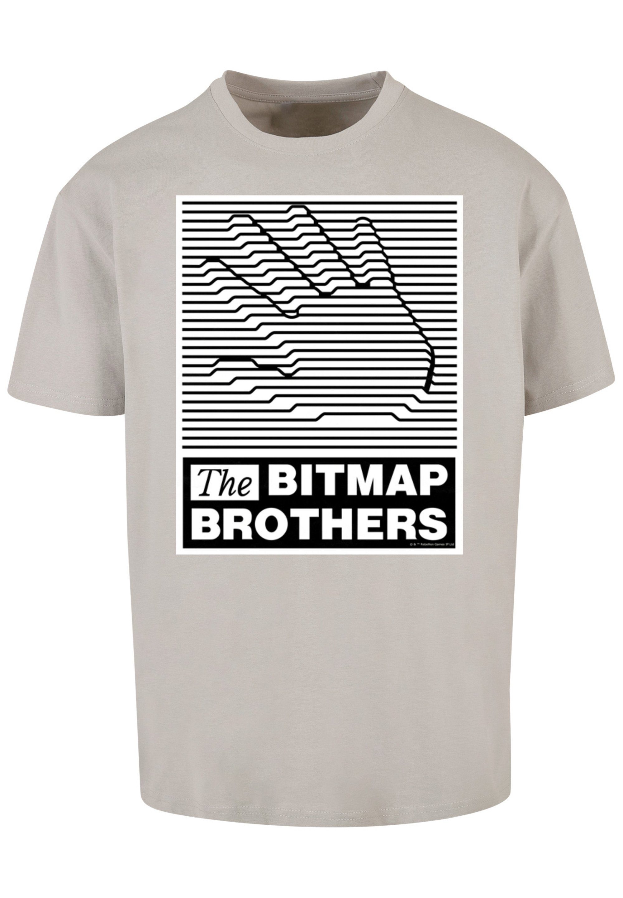 Bitmap Bros Retro SEVENSQUARED Gaming lightasphalt Print F4NT4STIC T-Shirt