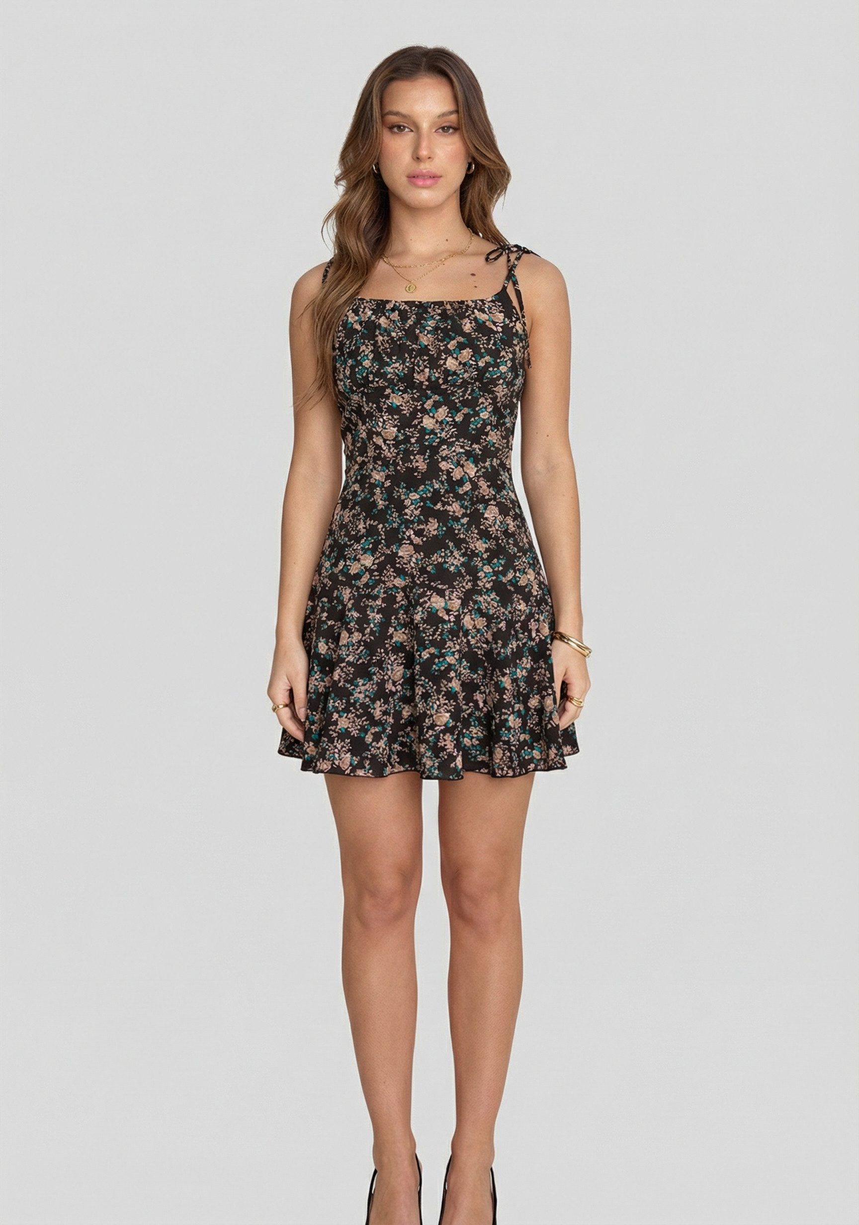 Cupshe Minikleid Spaghettiträger eckiger Ausschnitt günstig online kaufen