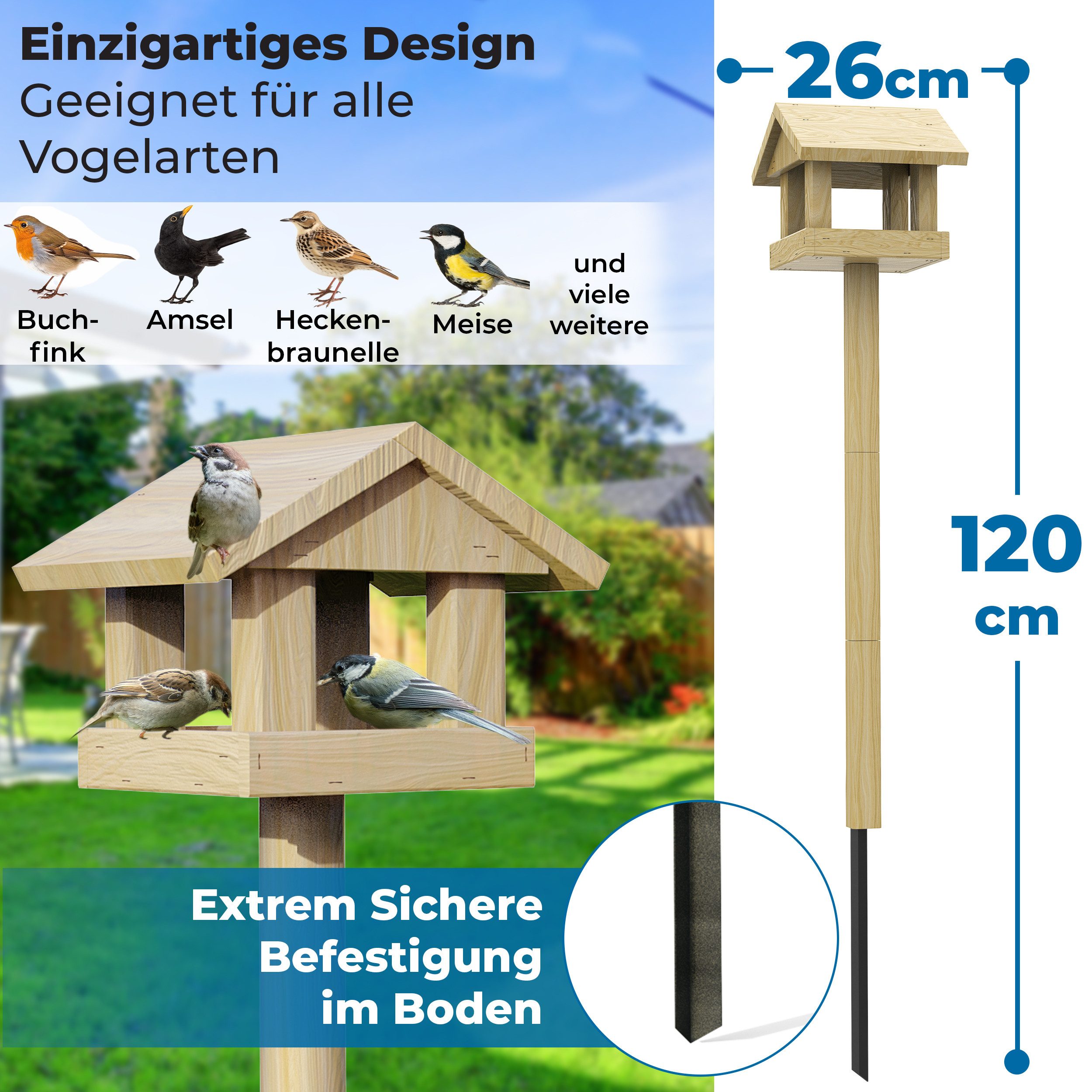Schwanfeld Vogelhaus [FÜR ALLE VOGELARTEN] - günstig online kaufen