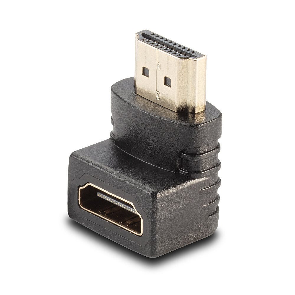 LINDY HDMI Adapter Premium, 90 Grad Runter Computer-Kabel