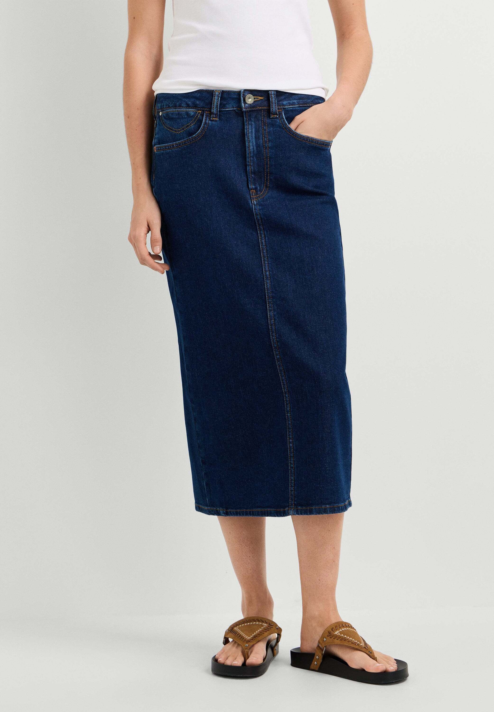 Pepe Jeans A-Linien-Rock skirt WILLA MIDI SKIRT