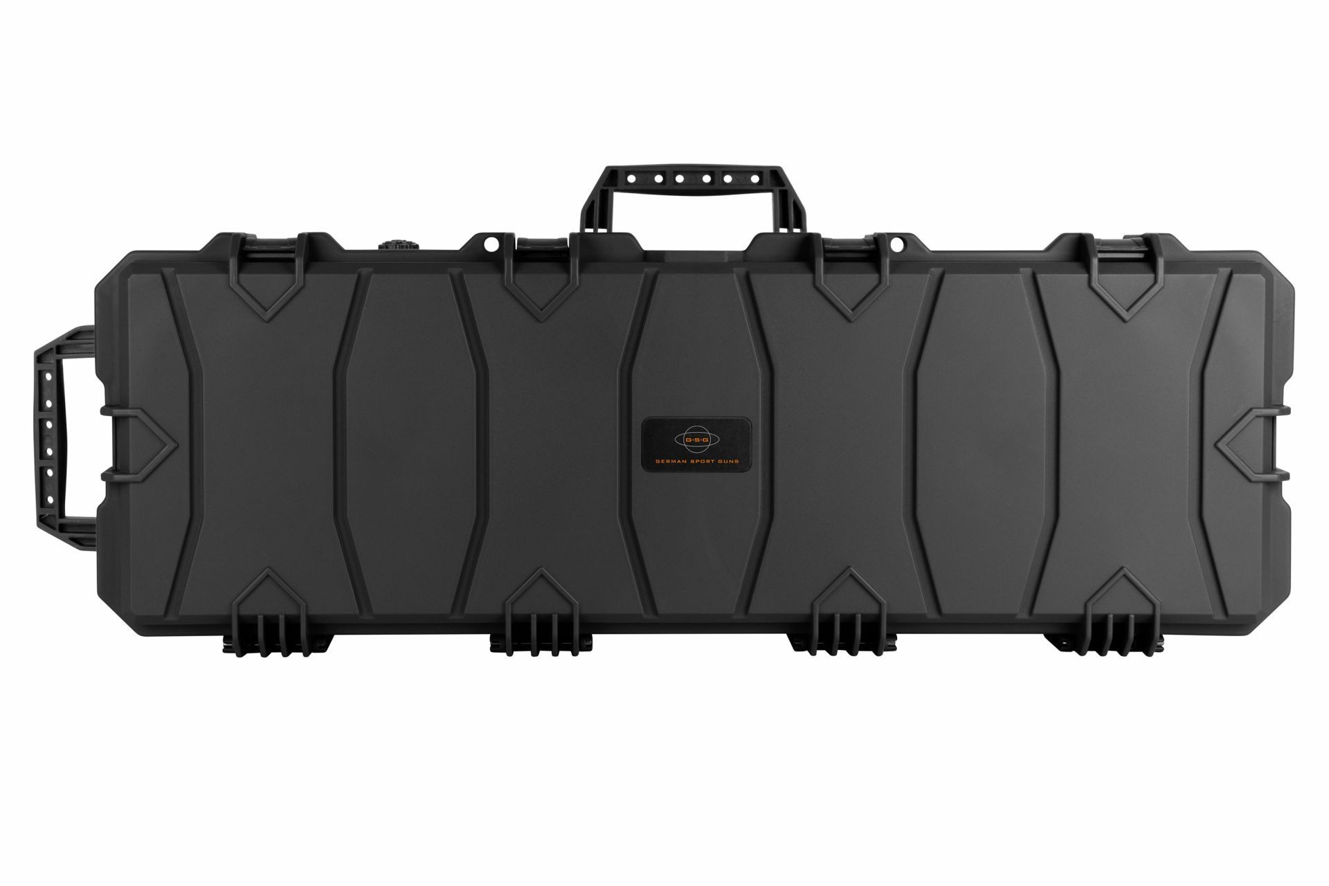 German Sport Guns Sammelkoffer Kunststoffkoffer Lang mit Rollen in schwarz, 100x35x14cm (1 St), Rollen am unterem Ende für leichten Transport