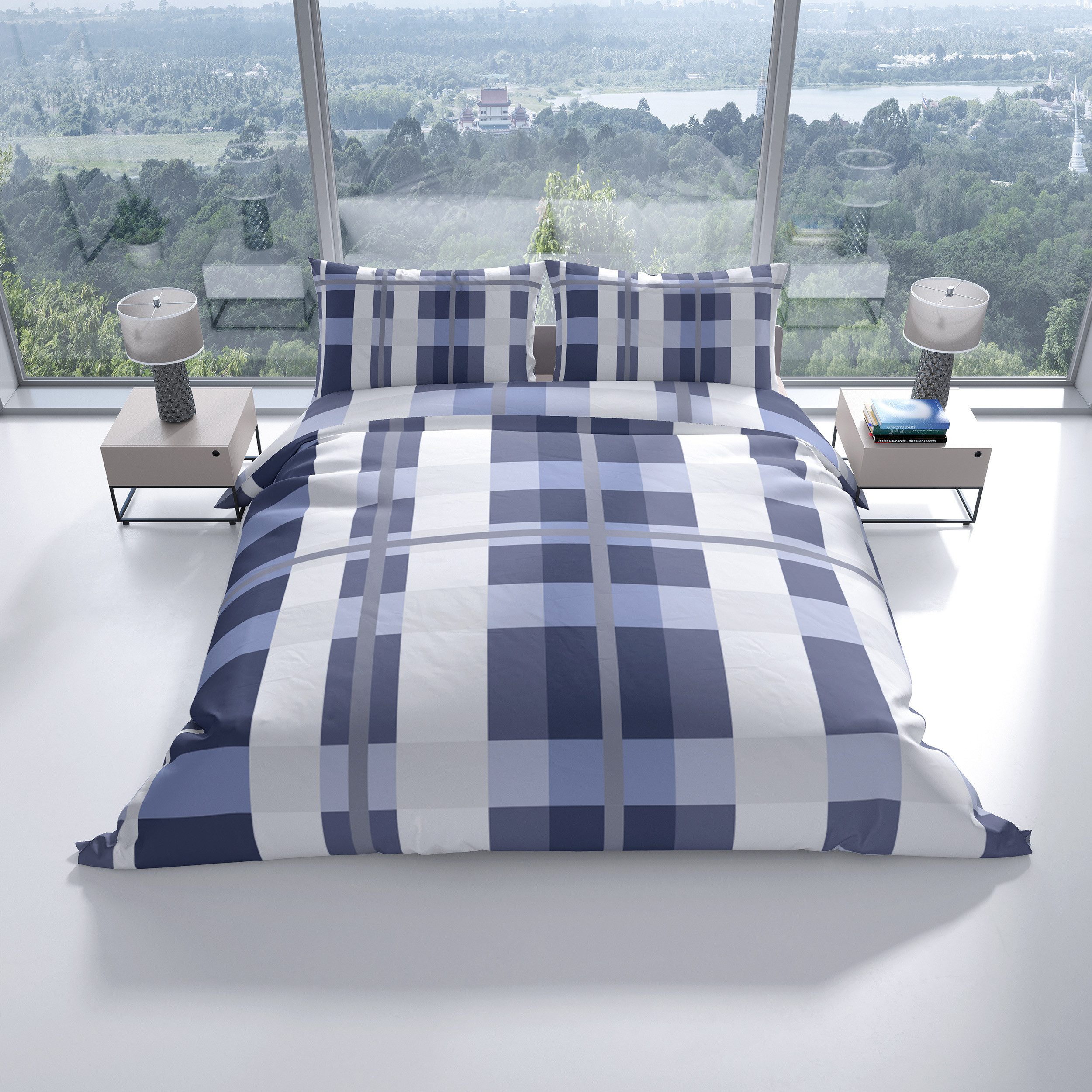 Leonado Vicenti Bettwäsche Biber Baumwolle, Biber, 2 teilig, warme Winterbe günstig online kaufen