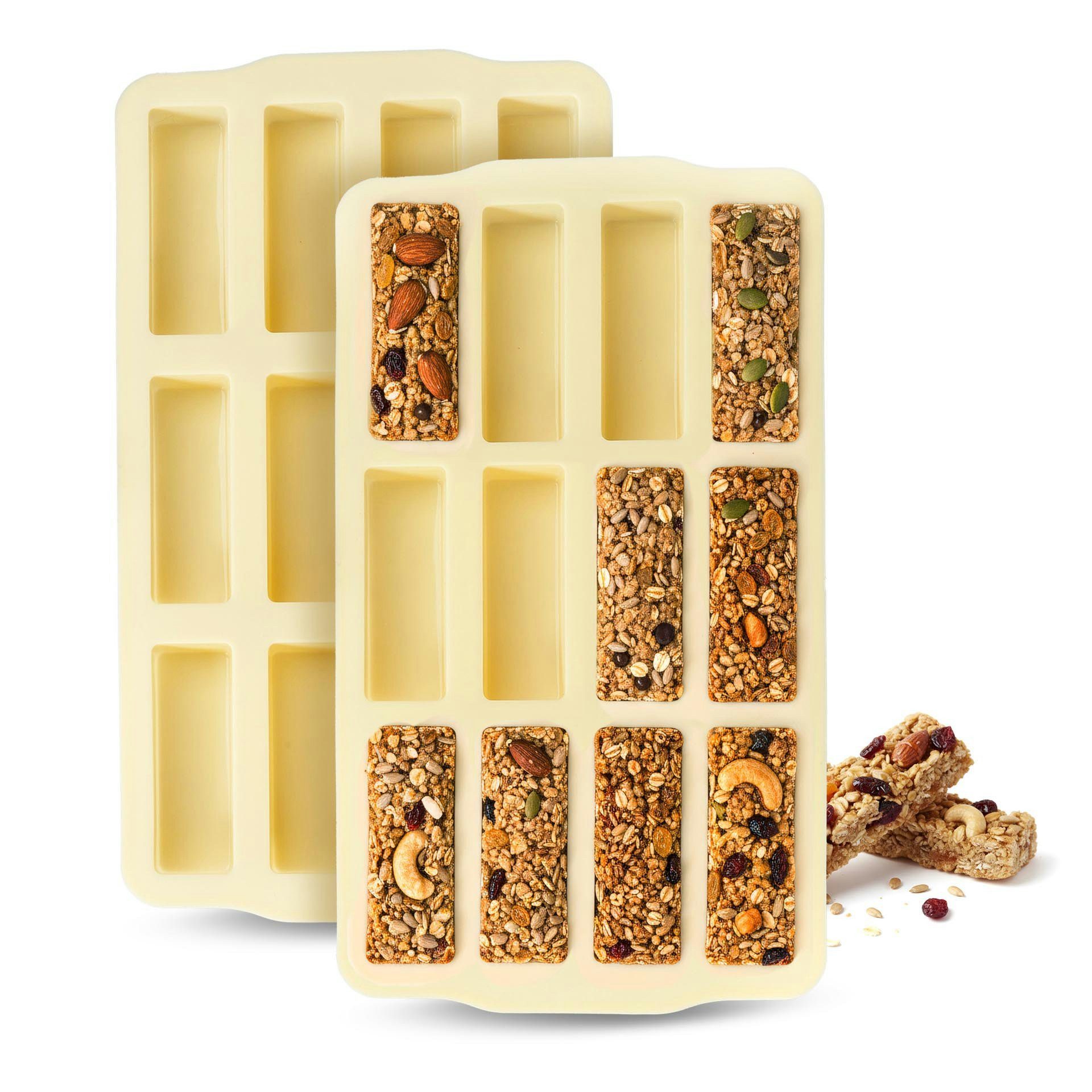 Zenker Müsliriegelform Zenker Müsliriegel Silikonbackform 2er-Set – zum Backen von 24 Riegel