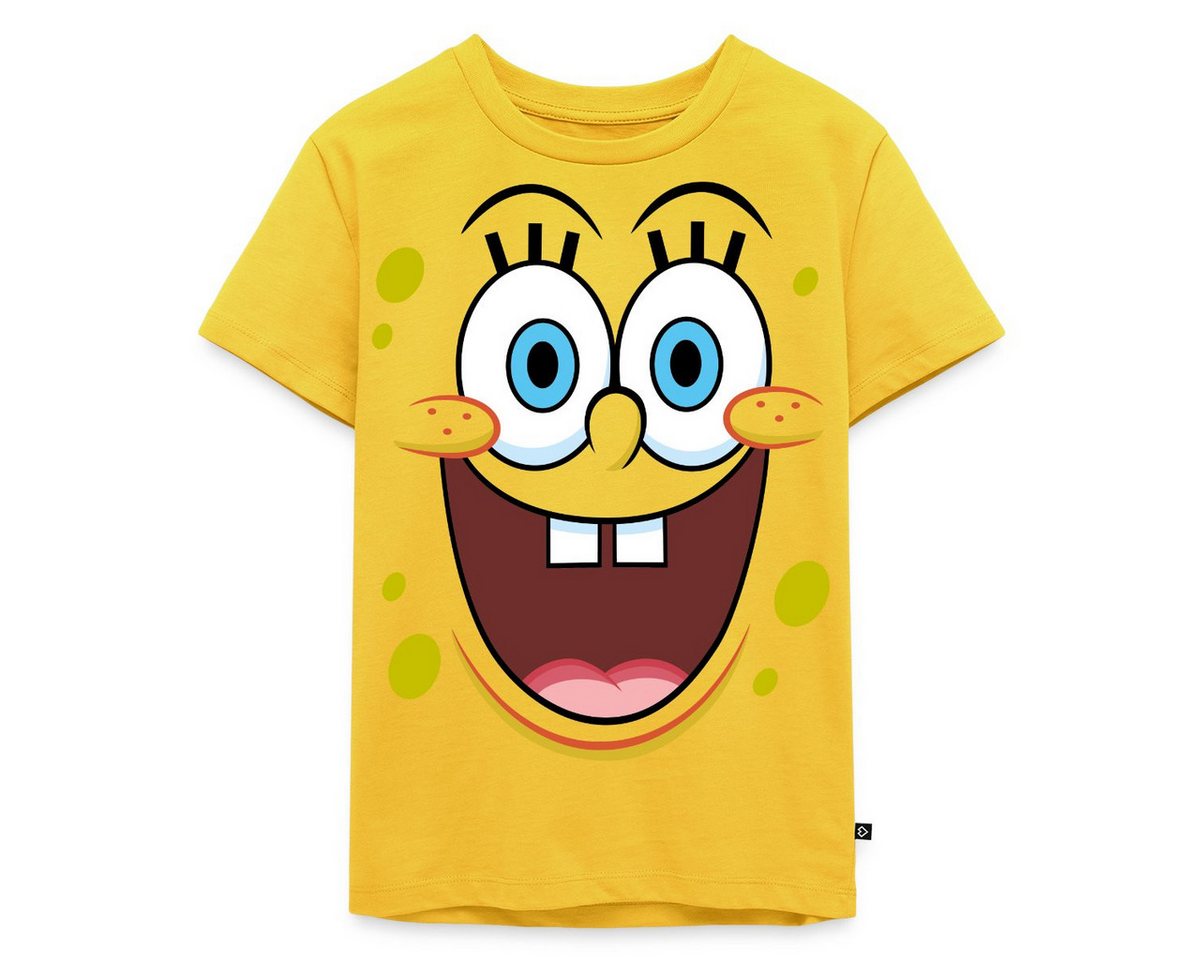 Spreadshirt T-Shirt SpongeBob Schwammkopf Kostüm Karneval Kinder Premium T-Shirt (1-tlg)