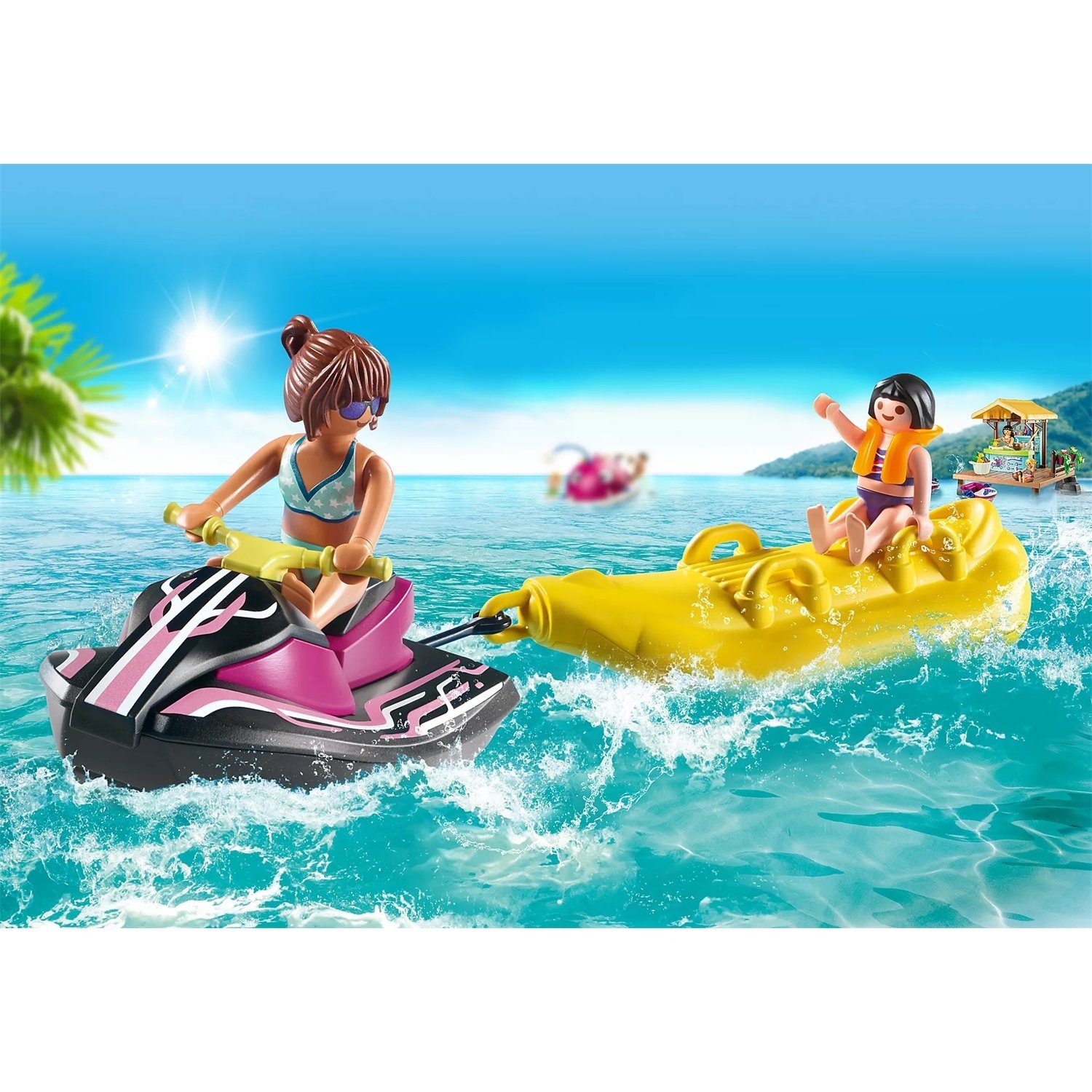 Playmobil® 70906 Starter Pack Wasserscooter mit Bananenboot Konstruktions-S günstig online kaufen