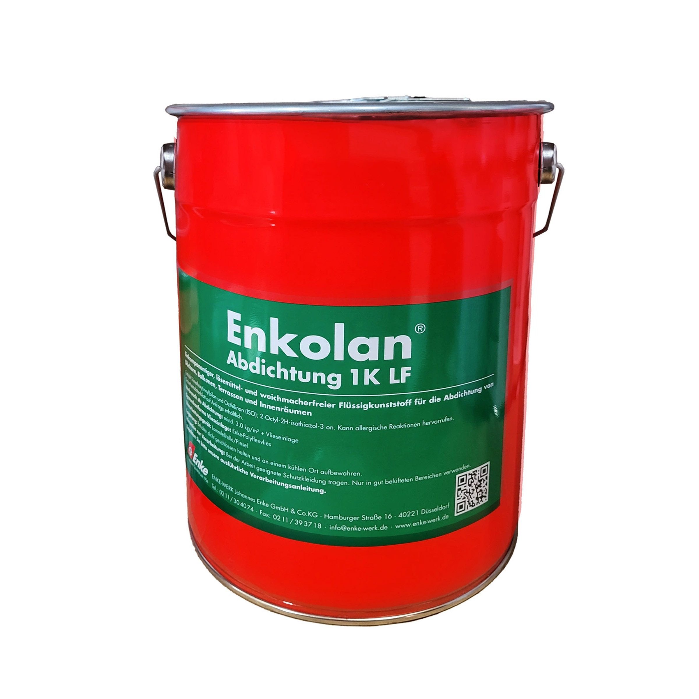 Enke Acryl-Flüssigkunststoff Enke Enkolan 12,5kg 1K LF Flüssigkunststoff Dach Balkon Abdichtung