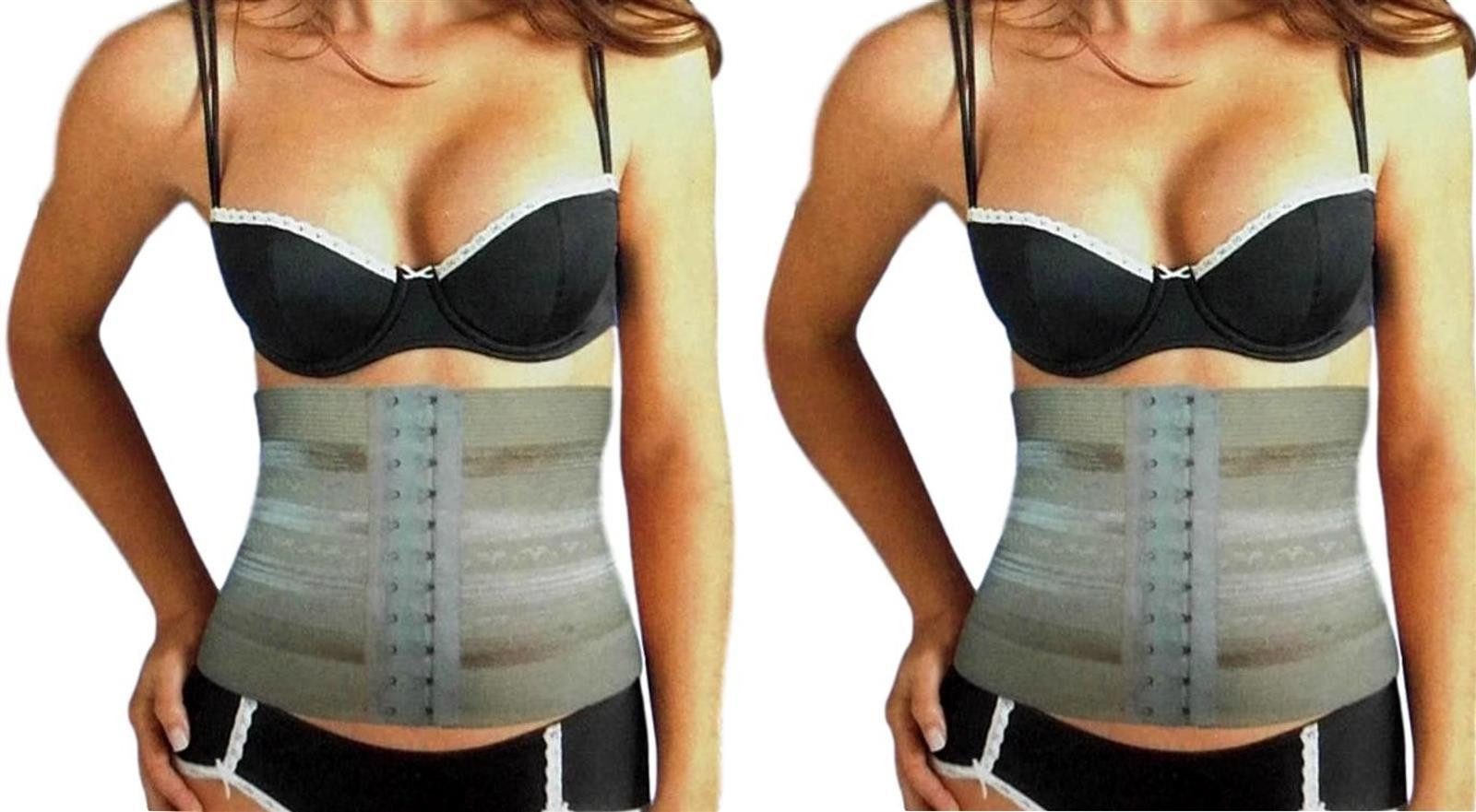 BAYLI Bauchweggürtel 2er Set - Damen Bauchweggürtel Waist Trimmer Belt Trainer Taillen