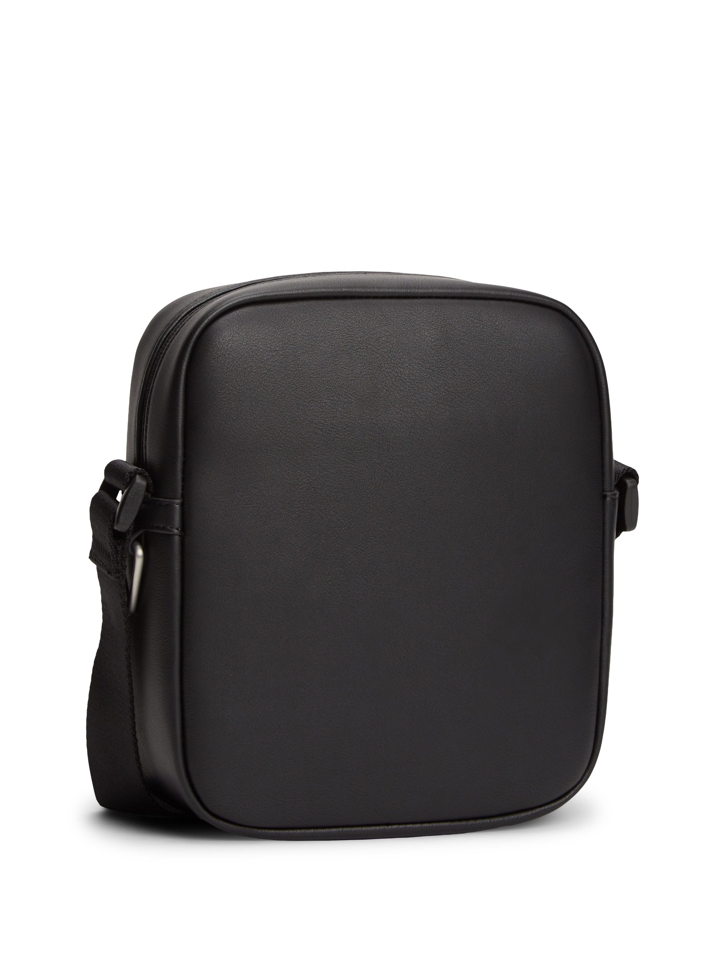 Tommy Jeans Umhängetasche TJM ESS DAILY PU REPORTER, Unisex Schultertasche mit Ziernähten und Logo-Aufnäher