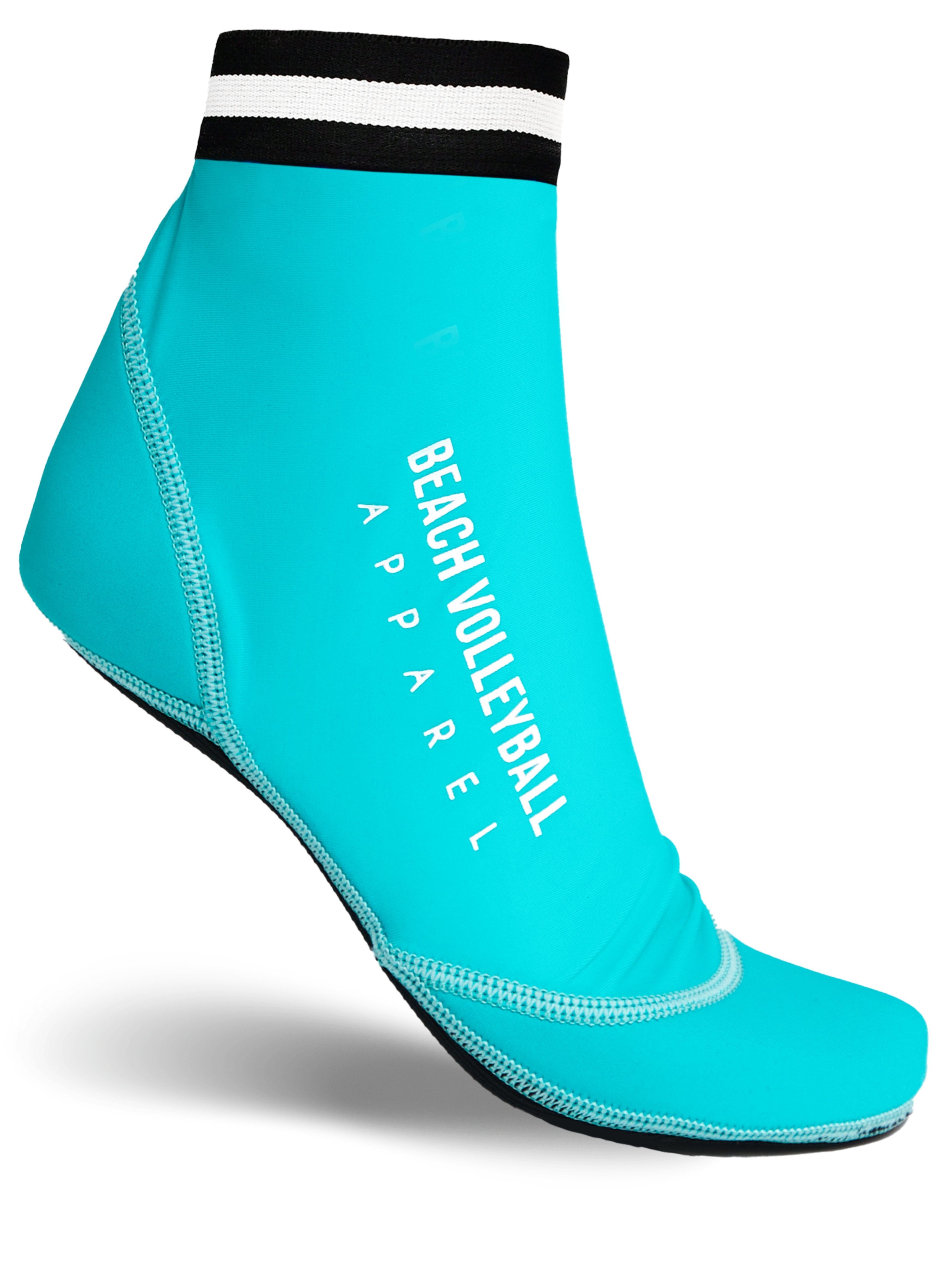 Beach Volleyball Apparel Sportsocken Beach Volleyball Apparel schützende Neoprensocken für Beachvolleyball Aqua