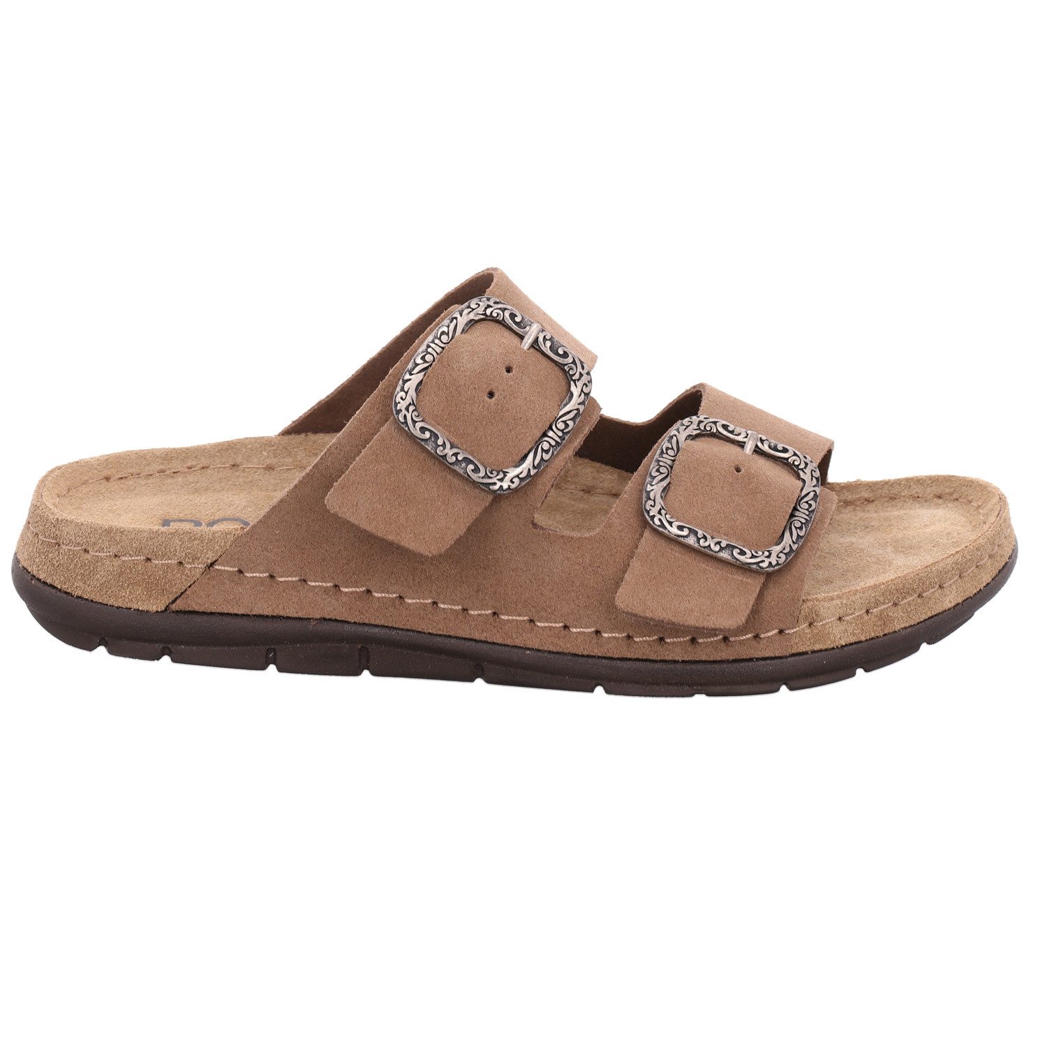 Rohde Rodigo-D Pantolette Sommerschuh, Hausschuh mit verstellbaren Schnallen