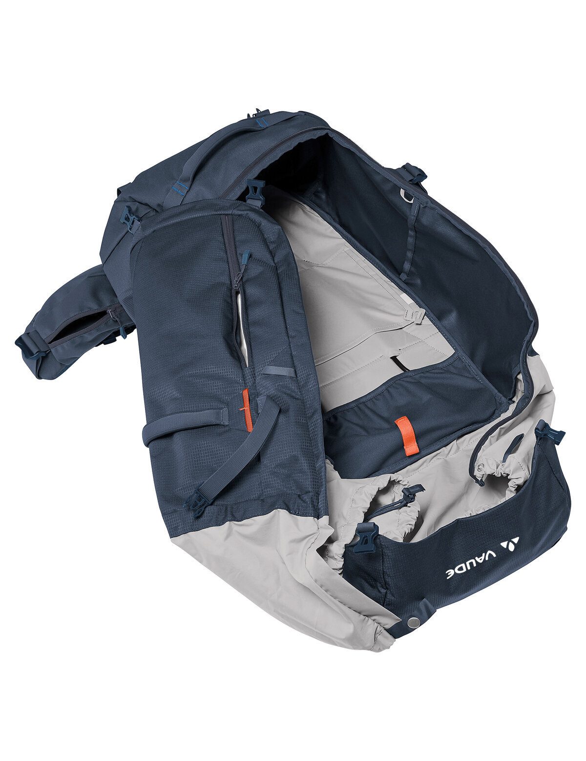 VAUDE Trekkingrucksack Women's Astrum EVO 55+10, Damen Rucksack für Backpacking, Pilgerreisen und Trekking, 55+10 Liter