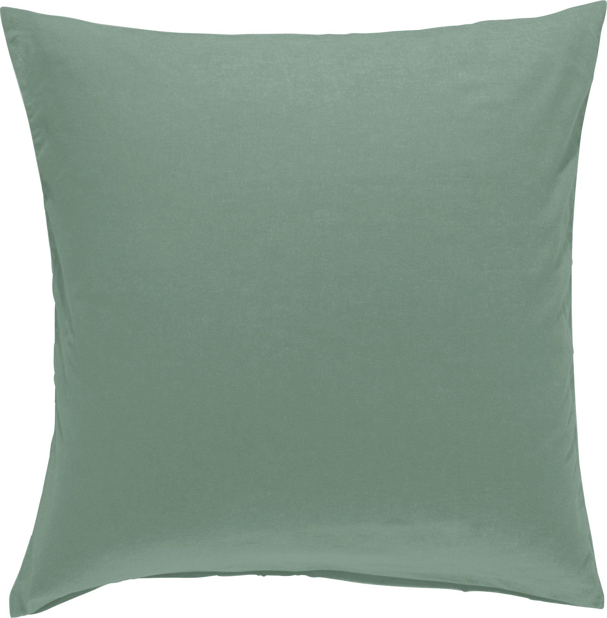 Erwin Müller Kissenbezug Kuschelkissenbezug "Nördlingen", Flanell Uni