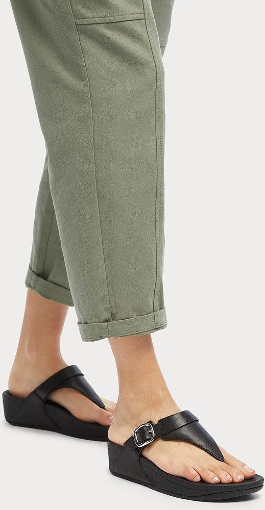 Lulu Adjustable Toe Post - Leather Sandale