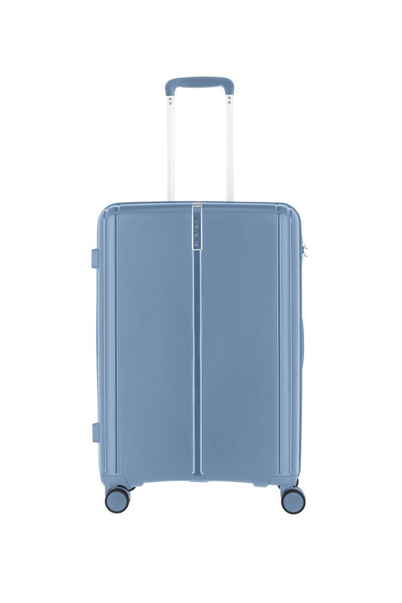travelite Hartschalen-Trolley travelite Hartschalenkoffer Vaka M 65 cm Polypropylen Blaugrau