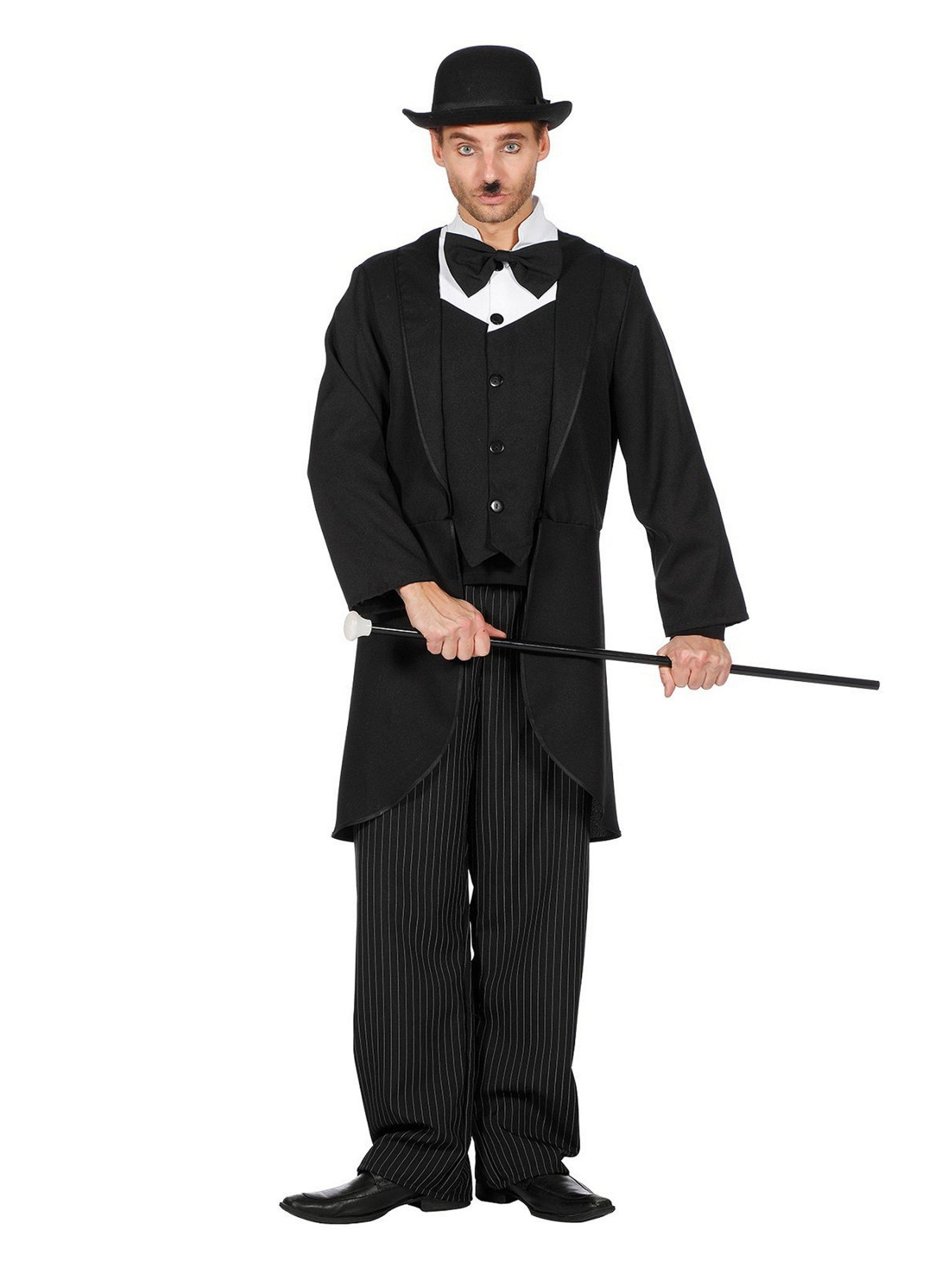 Metamorph Kostüm Charlie Chaplin Kostüm, Der Stummfilmkomiker klassischen Look des Tramps