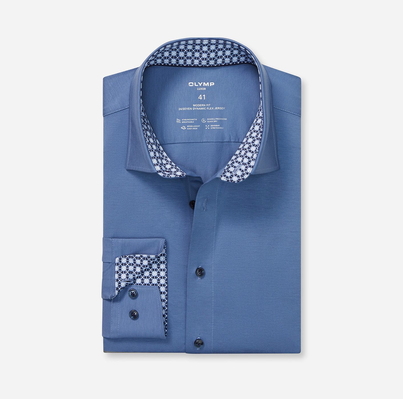 OLYMP Langarmhemd Luxor 24/Seven modern fit günstig online kaufen