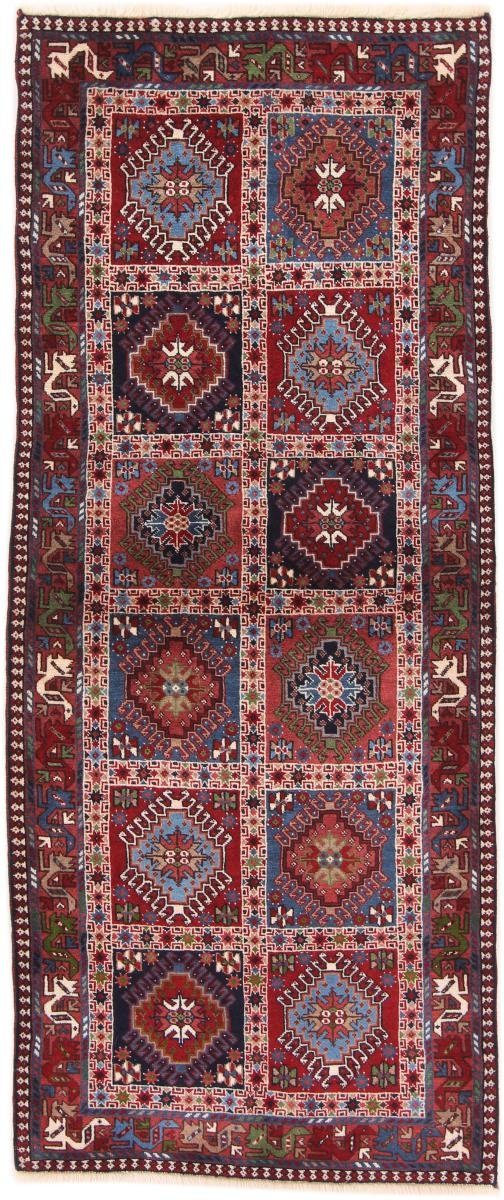 Orientteppich Yalameh 82x192 Höhe: Perserteppich mm Orientteppich / Läufer, rechteckig, 12 Handgeknüpfter Nain Trading