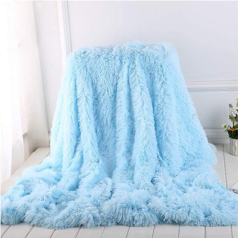 Wohndecke Super Weiche lange Zotteldecke, Flauschig Kuscheldecke Warme & Ko günstig online kaufen