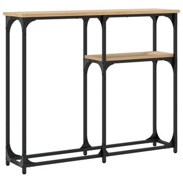 furnicato Beistelltisch Konsolentisch Sonoma-Eiche 90x22,5x75 cm Holzwerkstoff