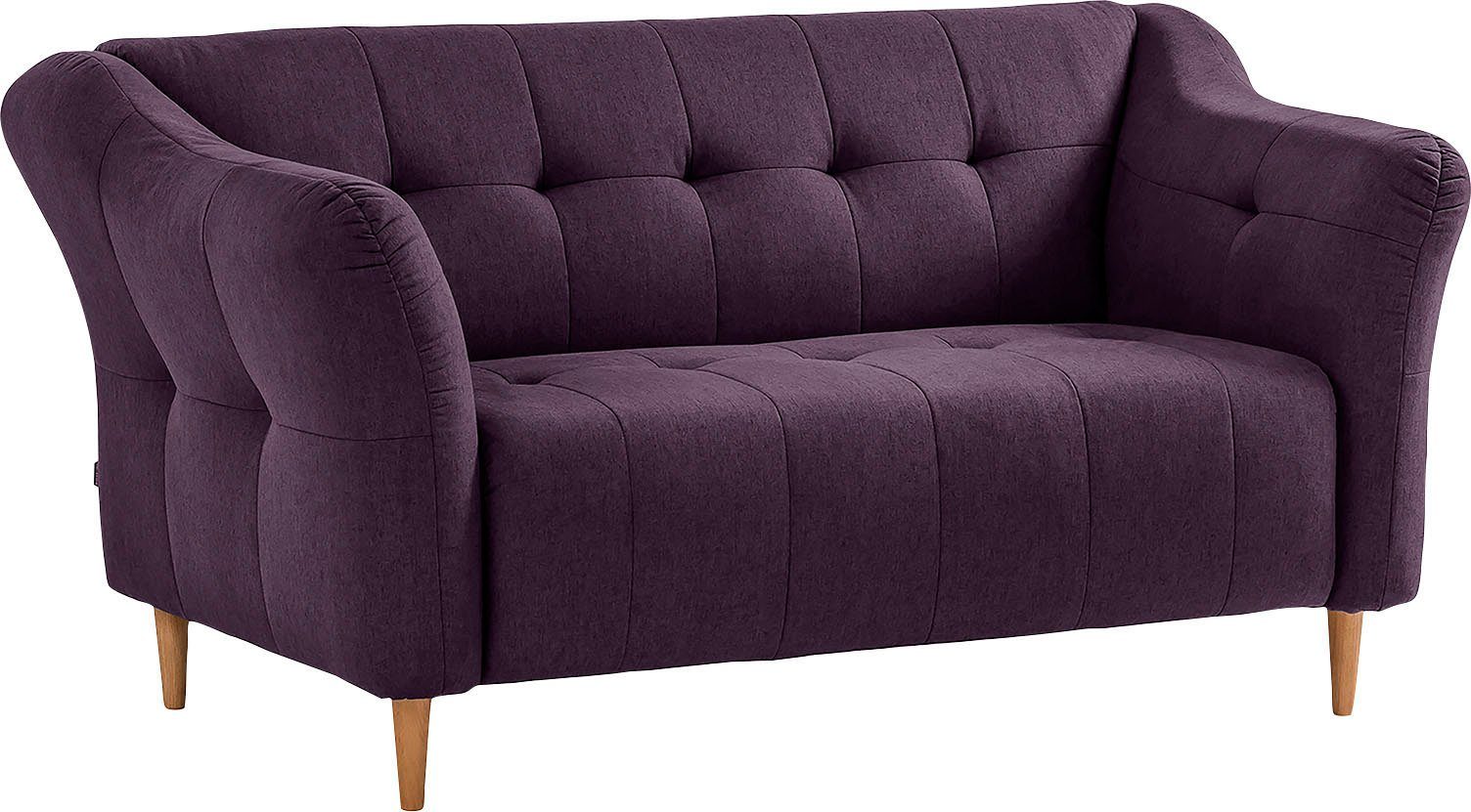 exxpo - sofa fashion 2-Sitzer Soraya, mit Holzfüßen, frei im Raum stellbar