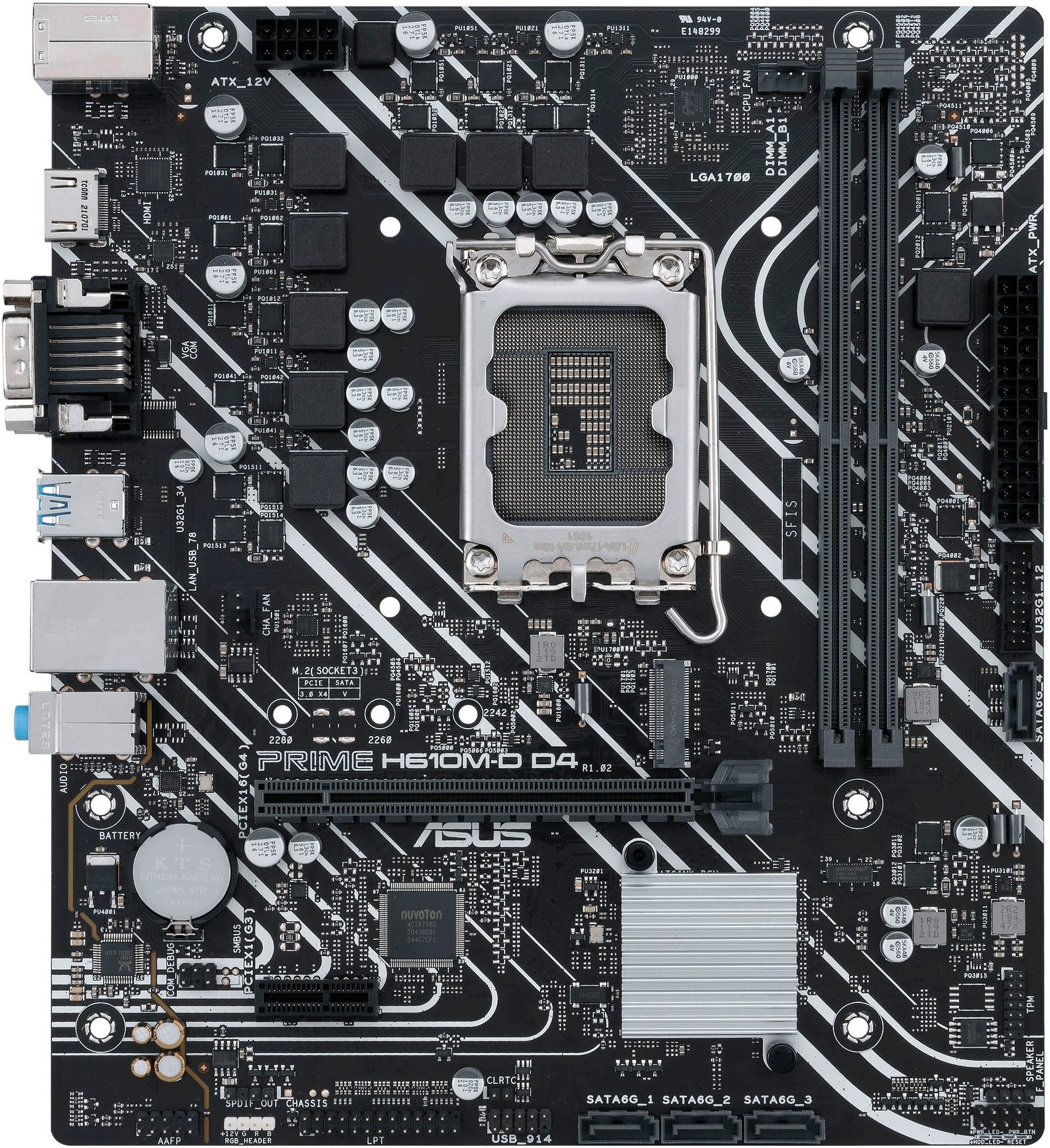 Asus PRIME H610M-D D4 Mainboard