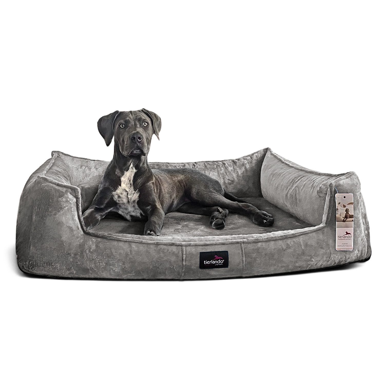 tierlando® Tierbett Orthopädisches Hundebett FRANKLIN Kuscheliger Teddy-Sto günstig online kaufen