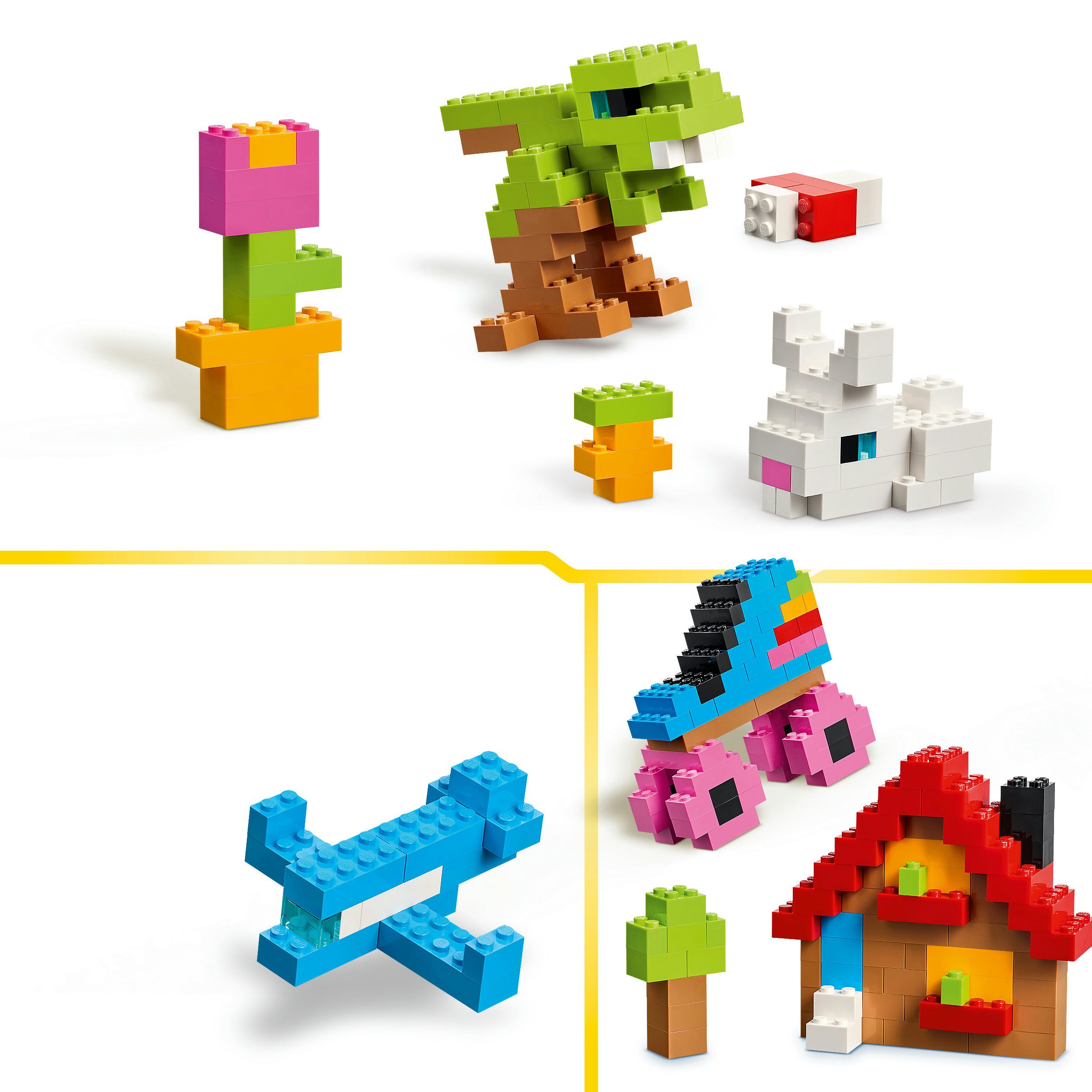 LEGO® Kreative Bunte Steine (11045), LEGO Classic Konstruktionsspielsteine, (820 St), Made in Europe – Bild 4 von 5
