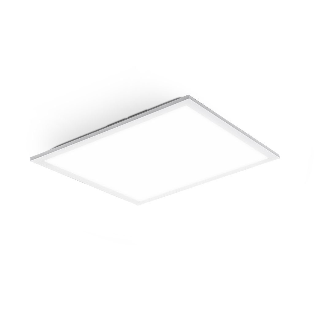 4.000K Büro BKL1324, LED Ultra-Flach eckig 2.200lm Weiß Deckenpaneel Deckenleuchte 45x45cm B.K.Licht fest Wohnzimmer integriert, - Panel Neutralweiß, 22W LED