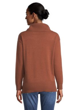 Betty Barclay Strickpullover mit hohem Kragen (1-tlg) Schlitz