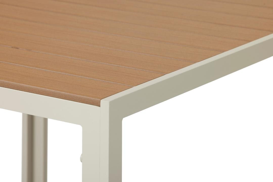 Schou Gartentisch Noah Gartentisch 90x90 cm Teak-Dekor. (1-St) – Bild 3 von 4