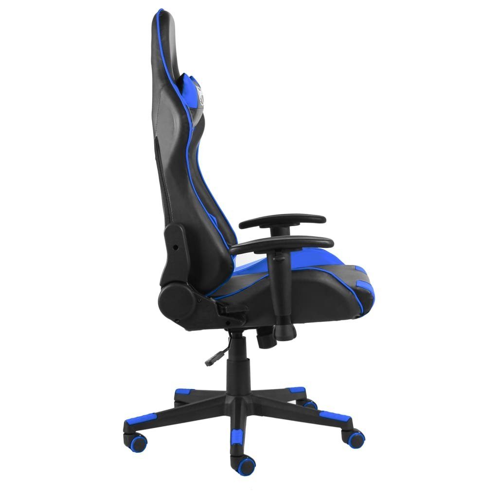 furnicato Gaming-Stuhl Drehbar Blau PVC St) (1