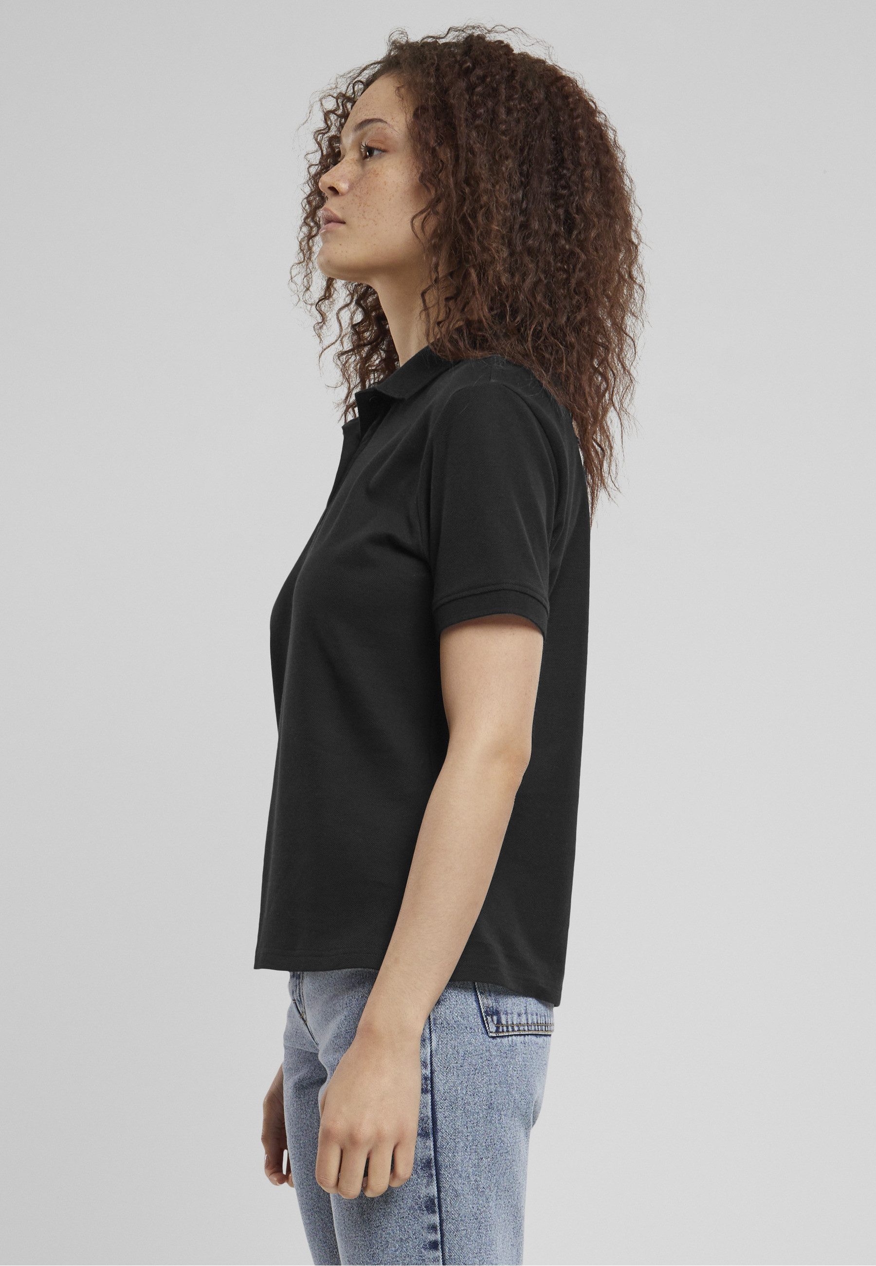 URBAN CLASSICS Poloshirt Urban Classics Ladies Polo Shirt (1-tlg)