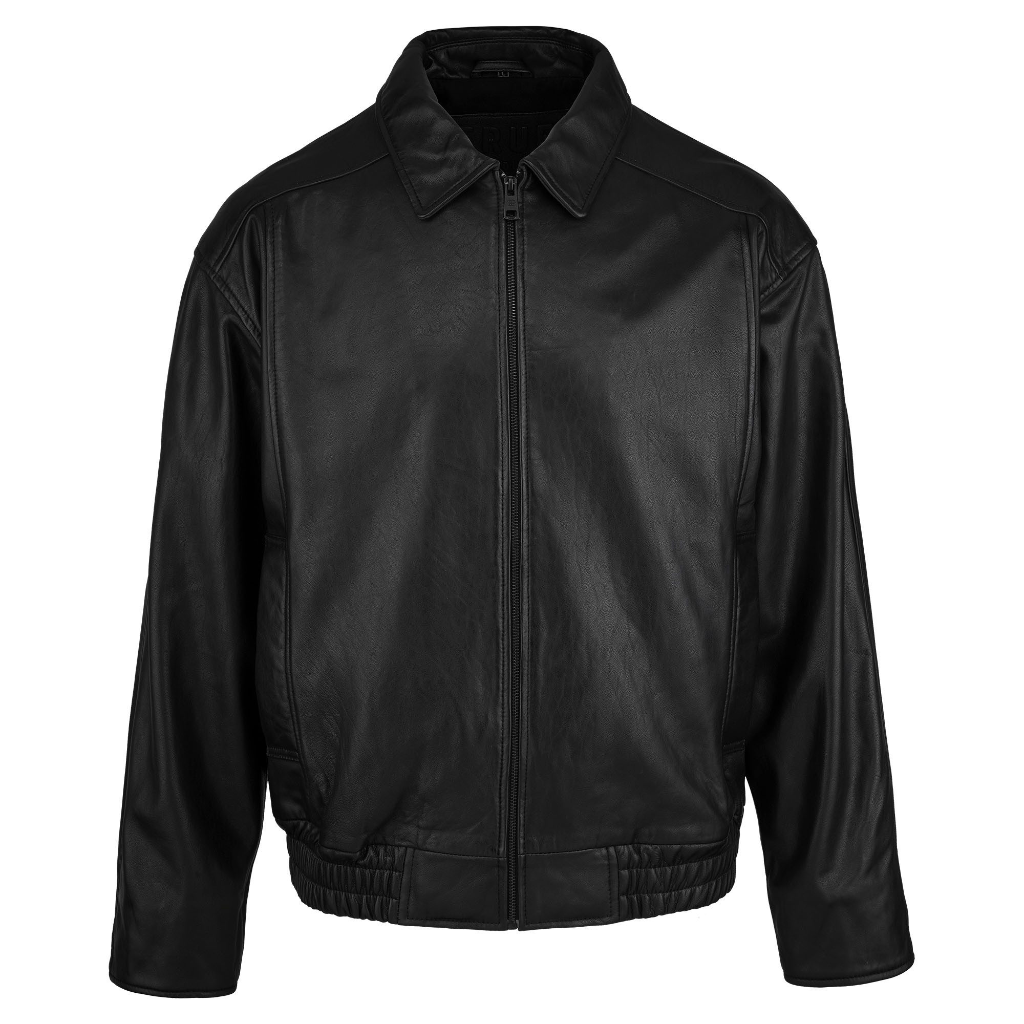 trueprodigy Lederjacke Pekka Blouson Stil mit Hemdkragen günstig online kaufen