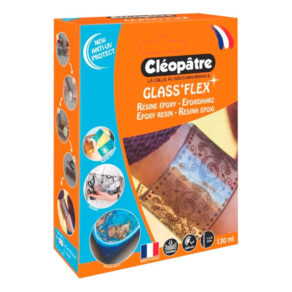 Cléopâtre Modellierwerkzeug Cléopatre Überzug-Lack Epoxid, 130 ml