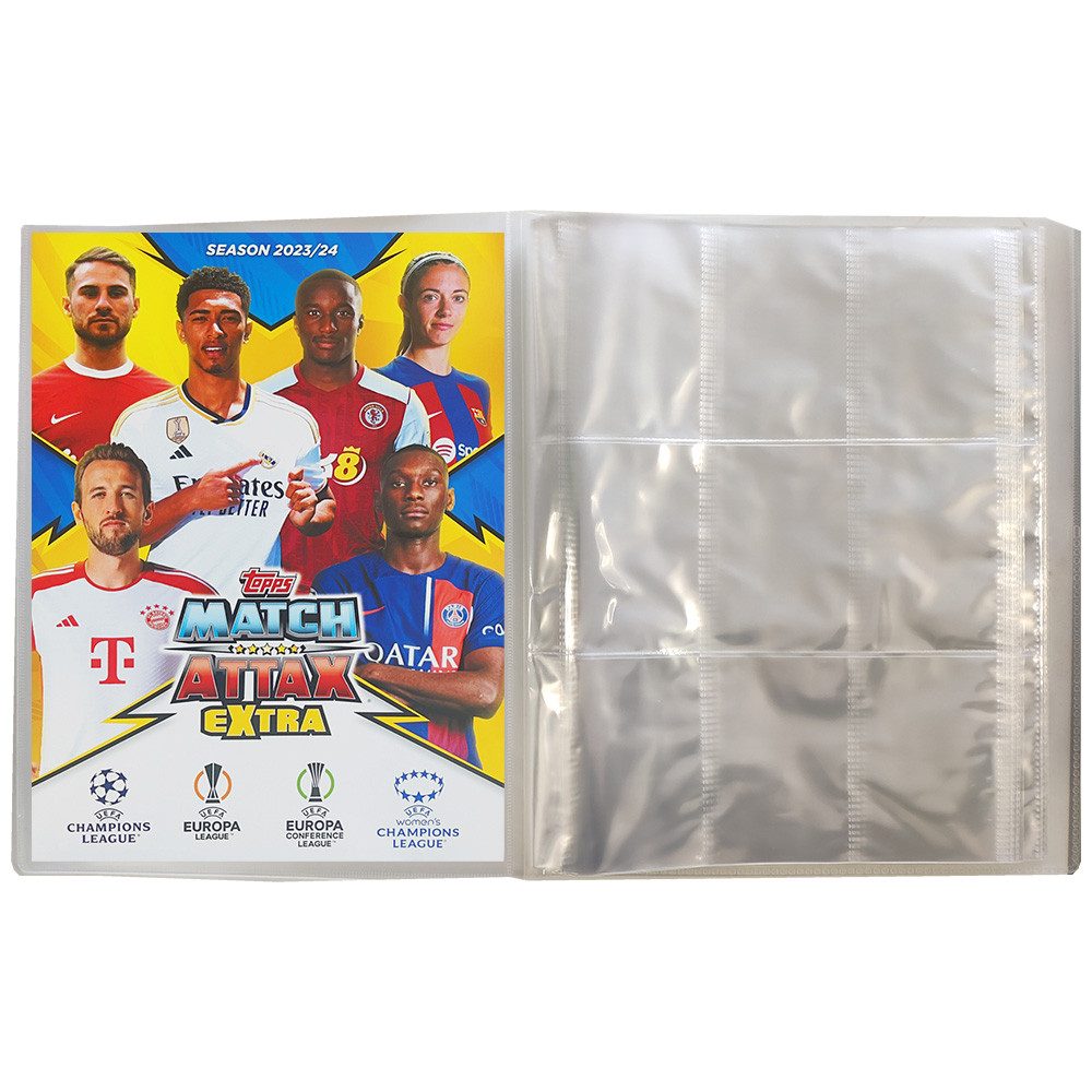 Topps Sammelkarte Match Attax Champions League 2023/24 EXTRA Trading Cards 1 Leere Mappe