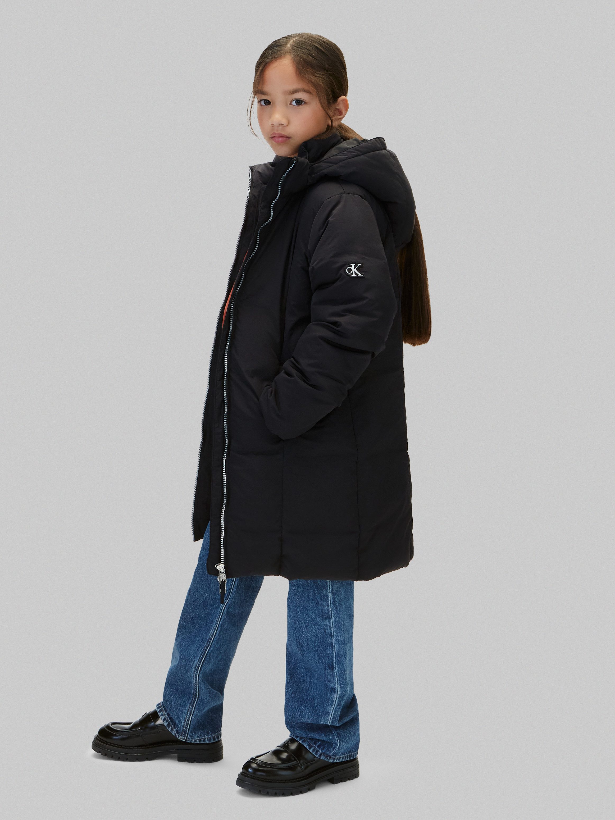 Calvin Klein Steppmantel CLASSIC FILLED COAT Regular fit mit Eingrifftaschen