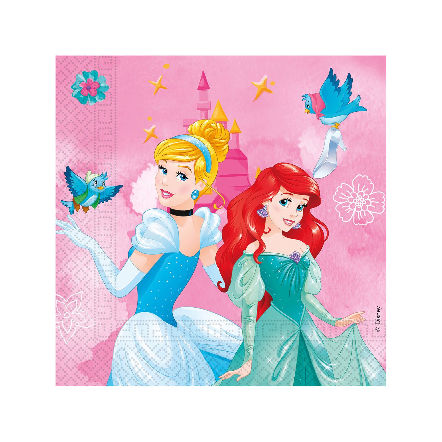 Procos Hängedekoration Servietten Disney Prinzessin 33x33 cm, 20 Stück F günstig online kaufen