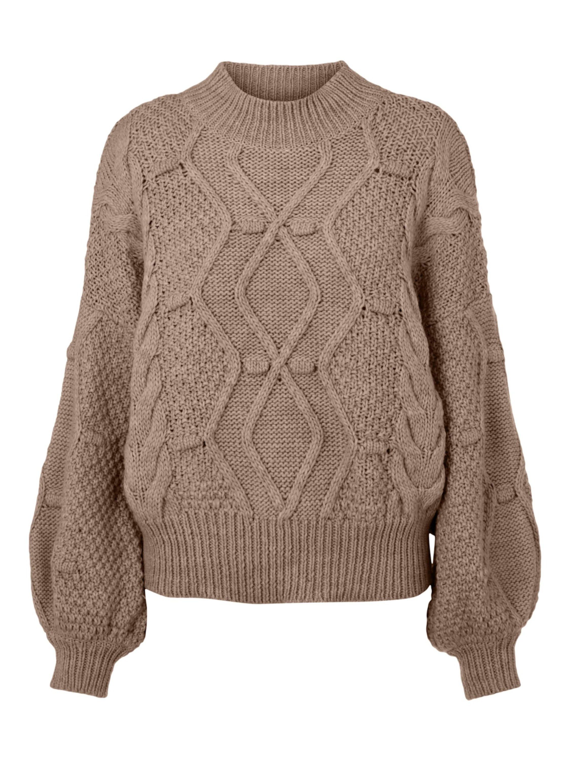 (1-tlg) Details Strickpullover Object KAMMA Plain/ohne