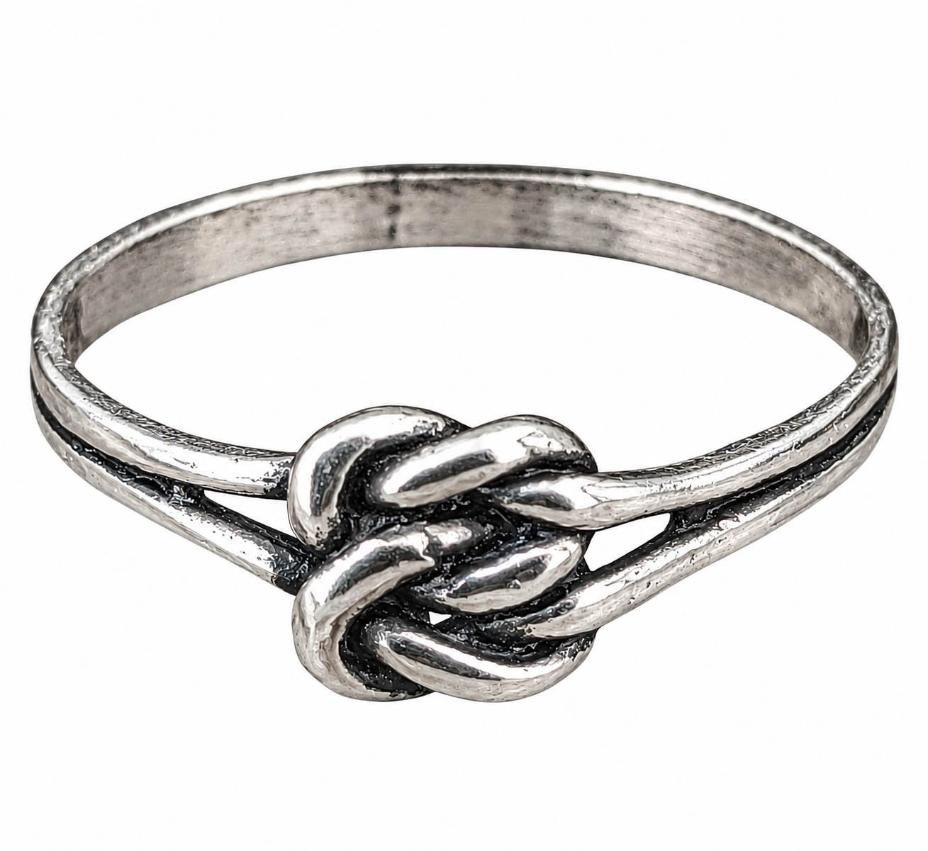 Kiss of Leather Silberring Ring Keltenknoten, Gr. 46-68 (kk5) - Silber