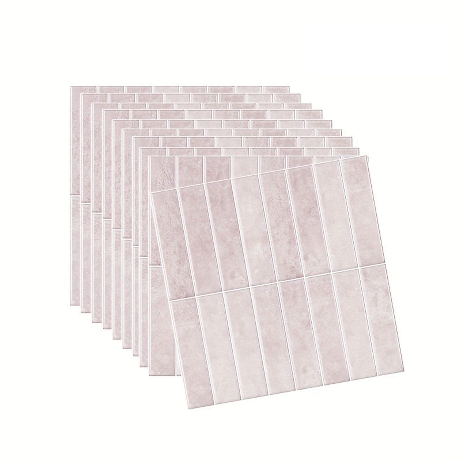 Jumpeak 3D Wandpaneel 3D Wandverkleidung Steinoptik PVC Wandaufkleber Tapete Selbstklebende, (12-tlg) Wandpaneele Selbstklebend,12Stück,für Wohnzimmer,Schlafzimmer