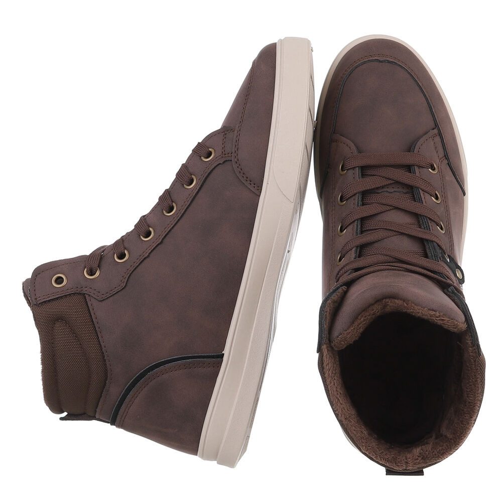 Coolwalk Herren High-Top Freizeit Sneaker (88828876) Flach Sneakers in Brau günstig online kaufen