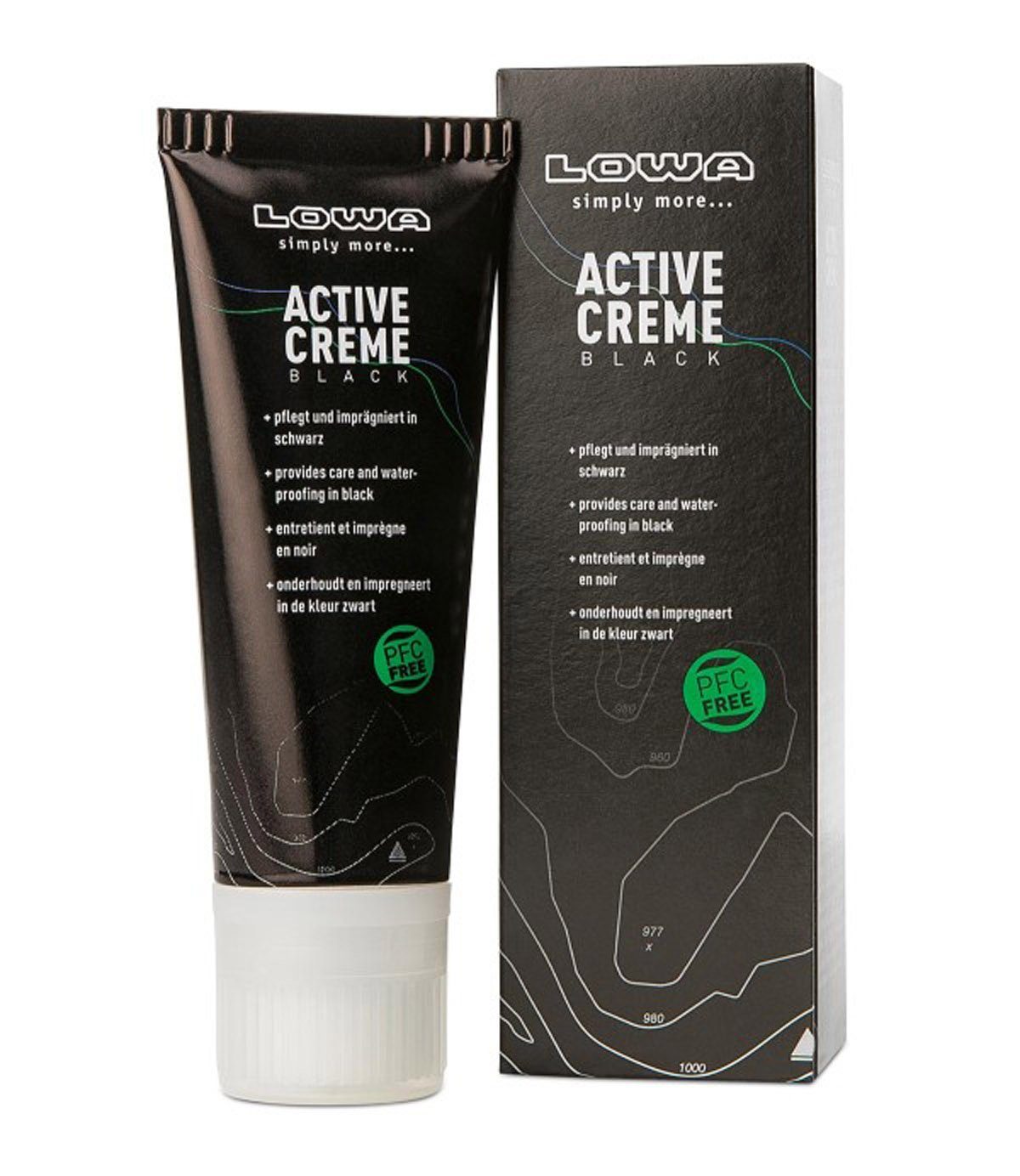 Lowa Schuhputzbürste Active Creme 75 ml - für alle Glatten Leder