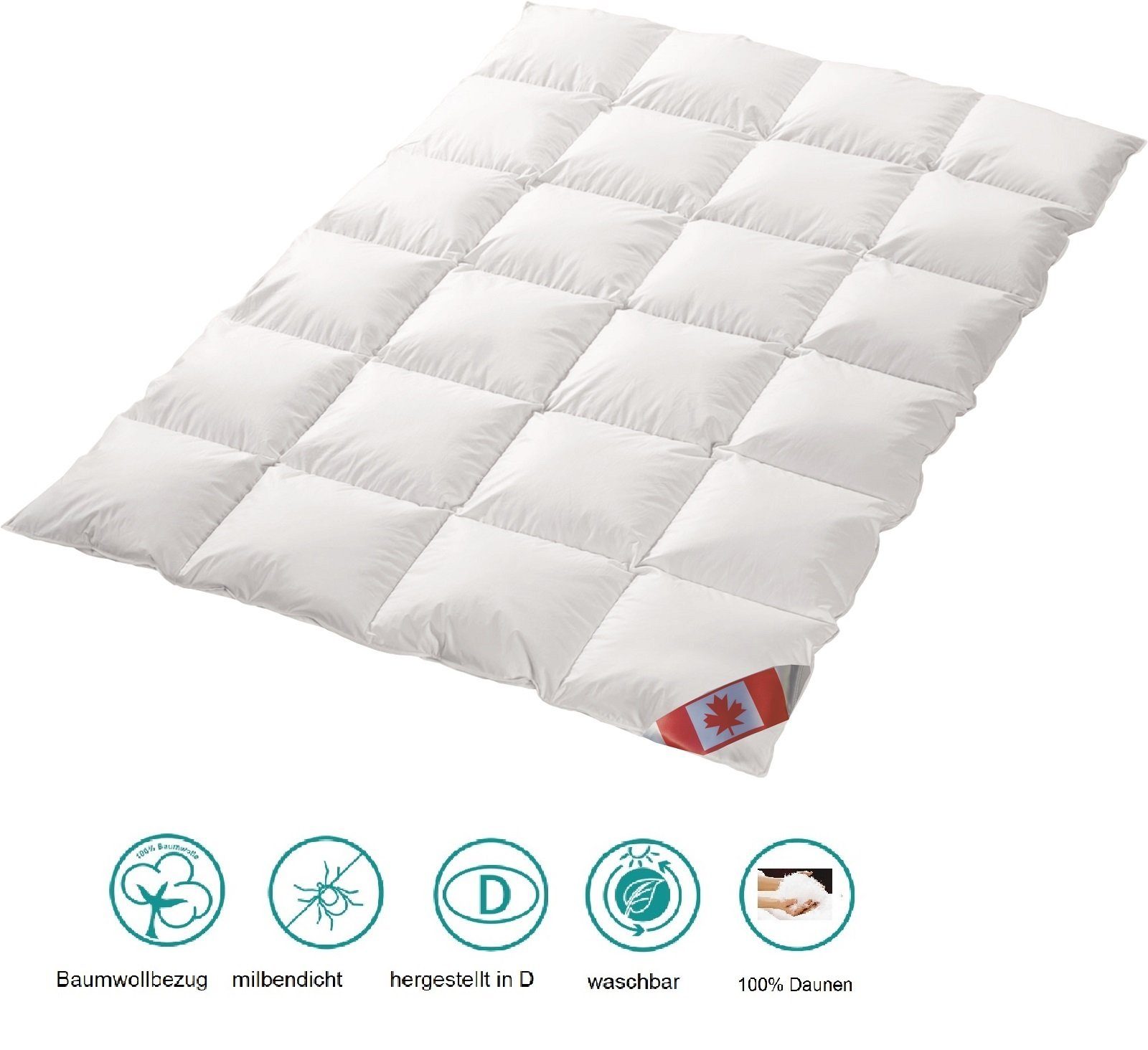 Canada Daunenbettdecke Canada Dreams Luxus Übergangs Daunendecke, Füllung: günstig online kaufen