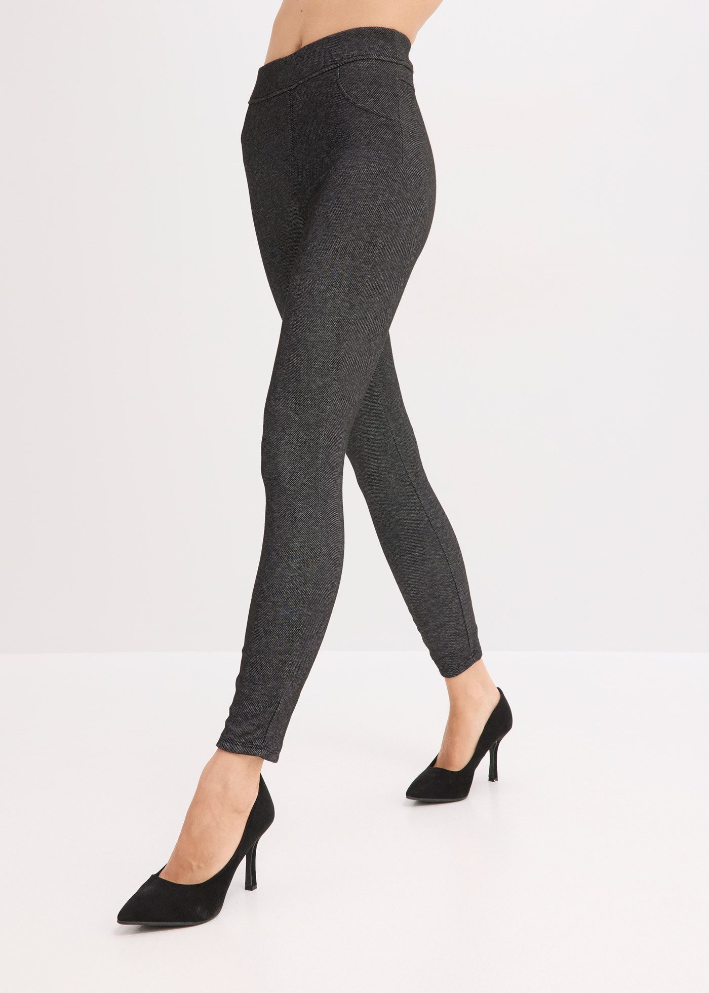 bonprix Thermoleggings aus Polyester, wärmend, mit Elasthan-Anteil, in Jeansoptik