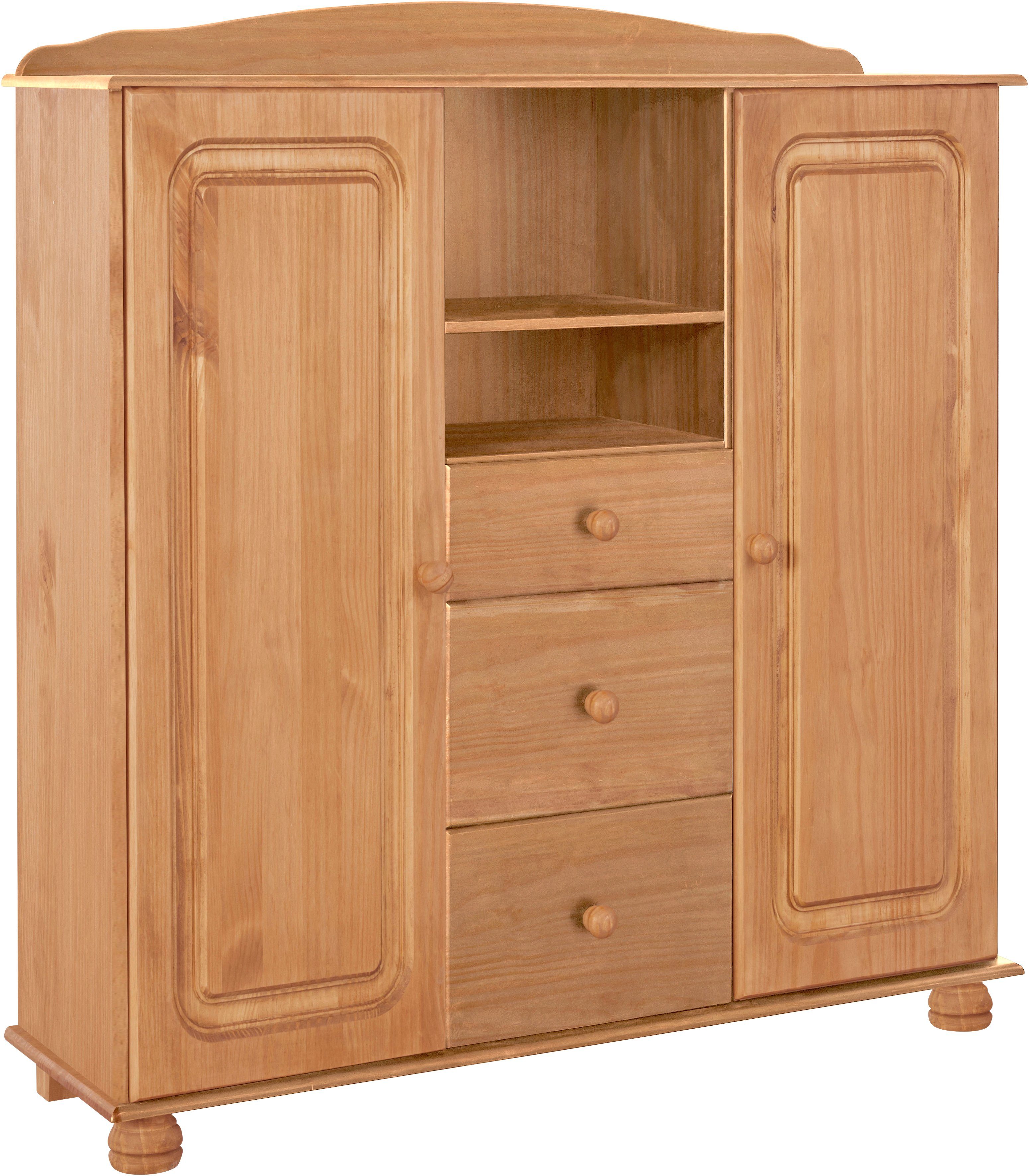 OTTO home Highboard Mette, Stauraumschrank mit 3 Schubladen und verstellbaren Einlegeböden
