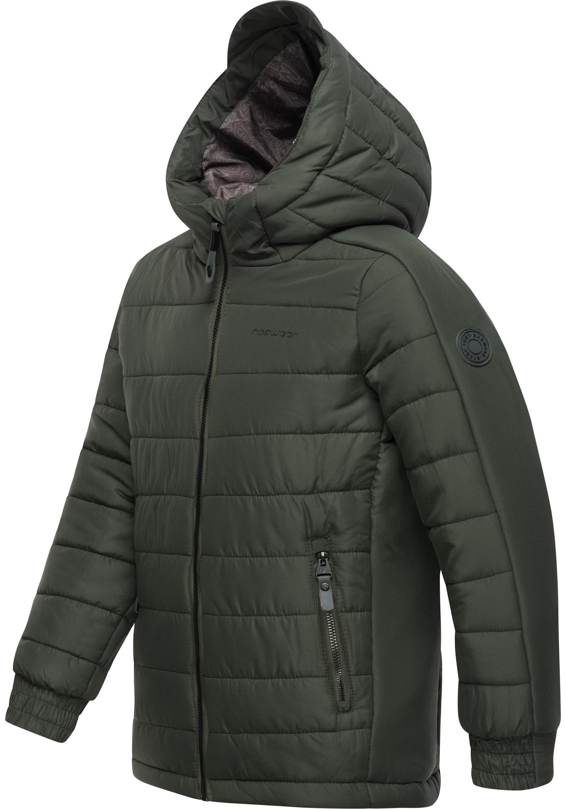 Ragwear Winterjacke Coolio Gesteppte Winter-Outdoorjacke mit Kapuze