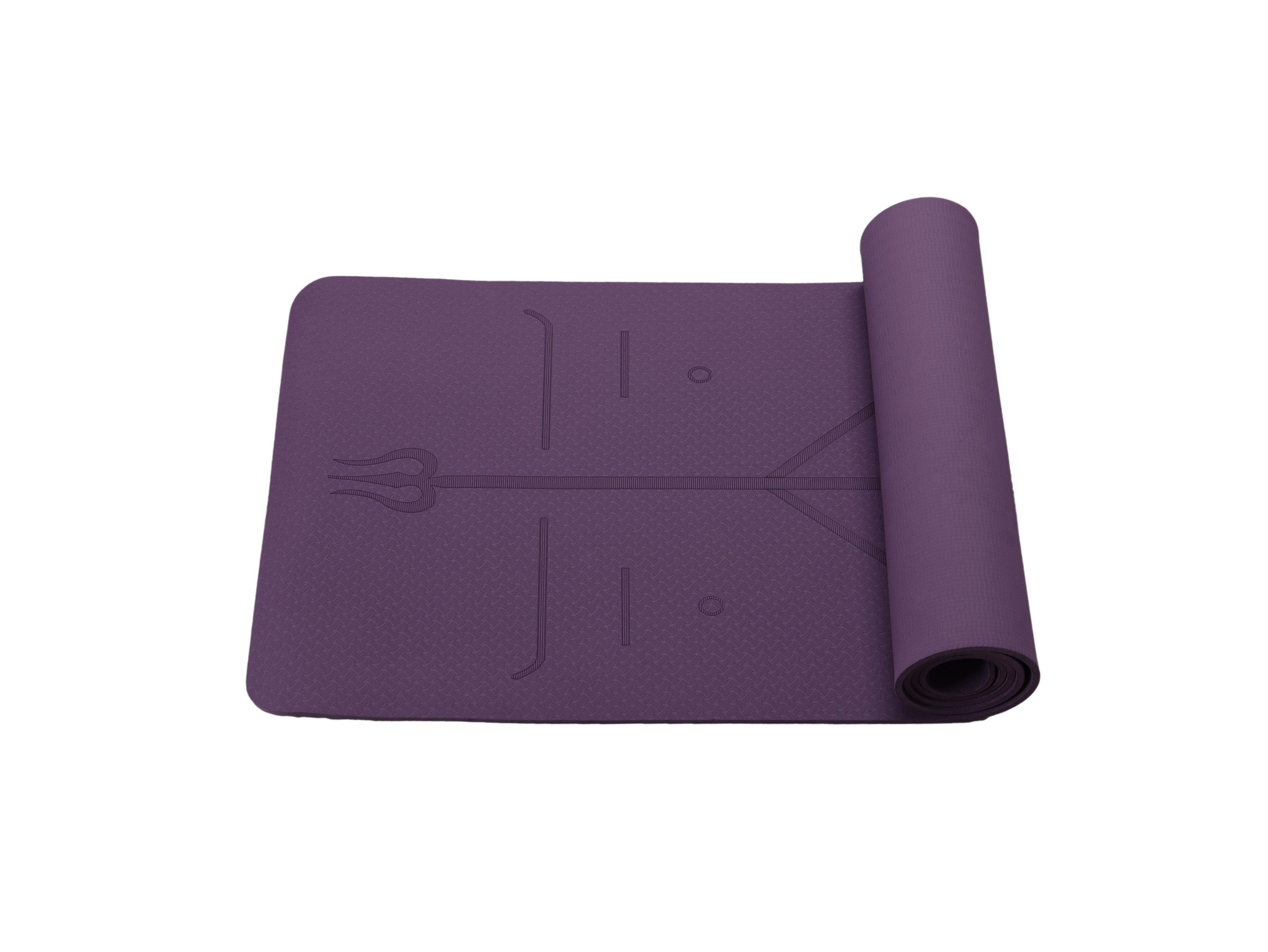 RAIKOU Yogamatte »Zweifarbige TPE-Yogamatte Gymnastikmatte Fitnessmatte  Trainingsmatte« (183x80x8mm,1830x61x6mm, 1er-Pack), mit guter Länge und  Dicke Yogamatten,rutschfest online kaufen | OTTO